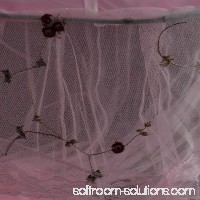 Bedroom Polyester Dome Shaped Bugs Midges Insect Mosquito Net Bed Canopy Pink